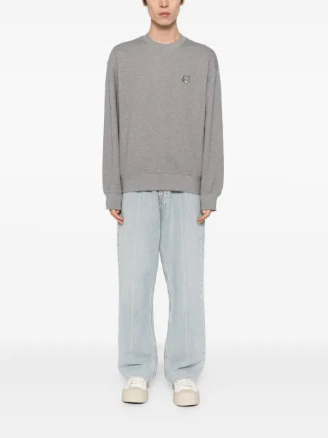 Maison Kitsuné bold fox head patch sweatshirt