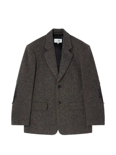 MM6 Maison Margiela Wool tweed suit jacket
