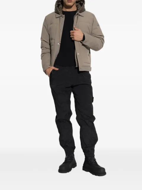 Moose Knuckles Brixton detachable-hood down jacket
