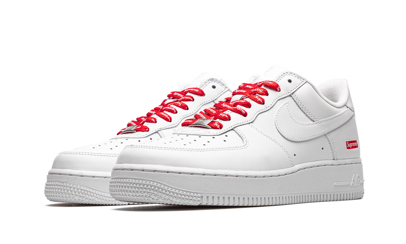Supreme x Nike Air Force 1 Low 'Mini Box Logo - White' CU9225-100