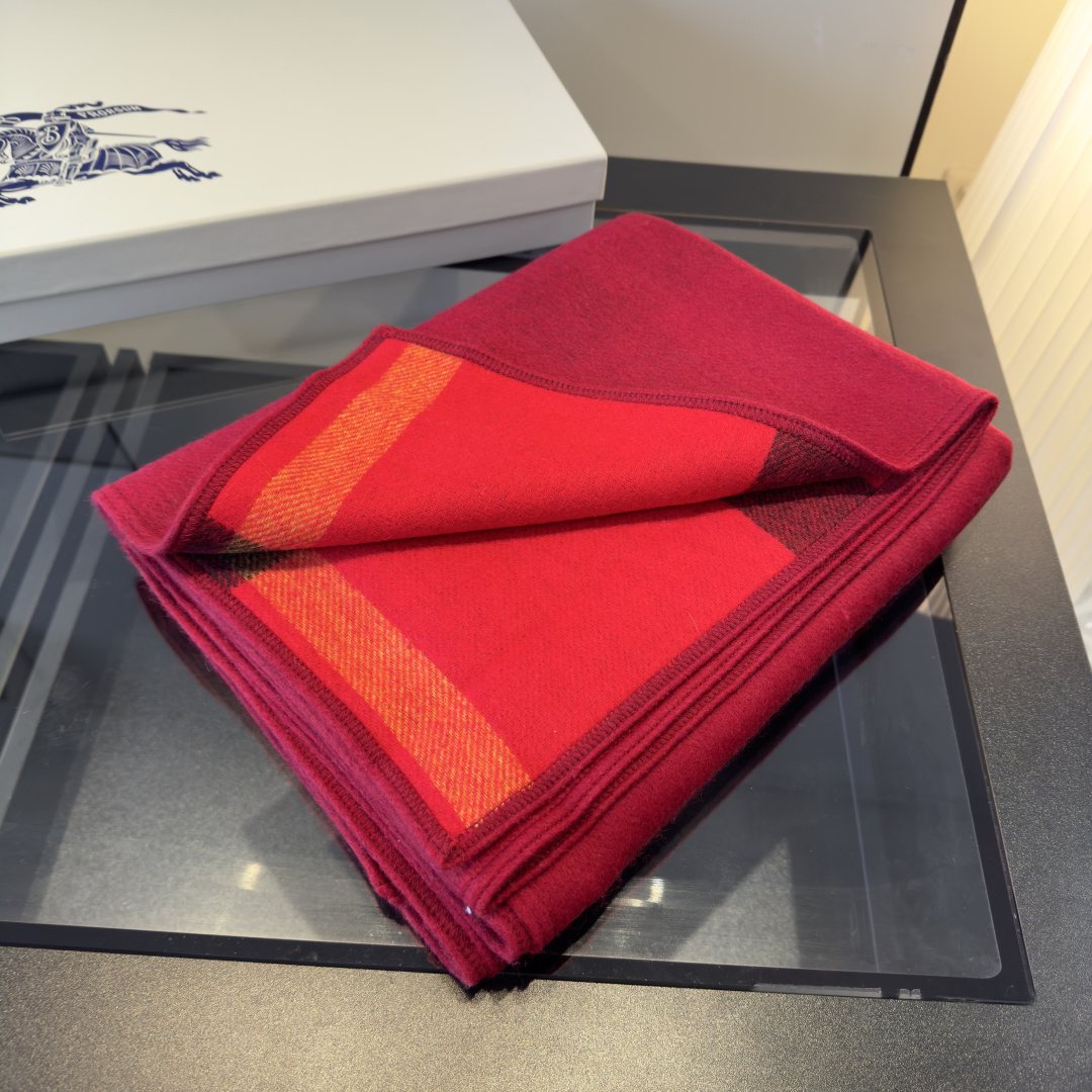 Burberry Reversible Plaid Poncho